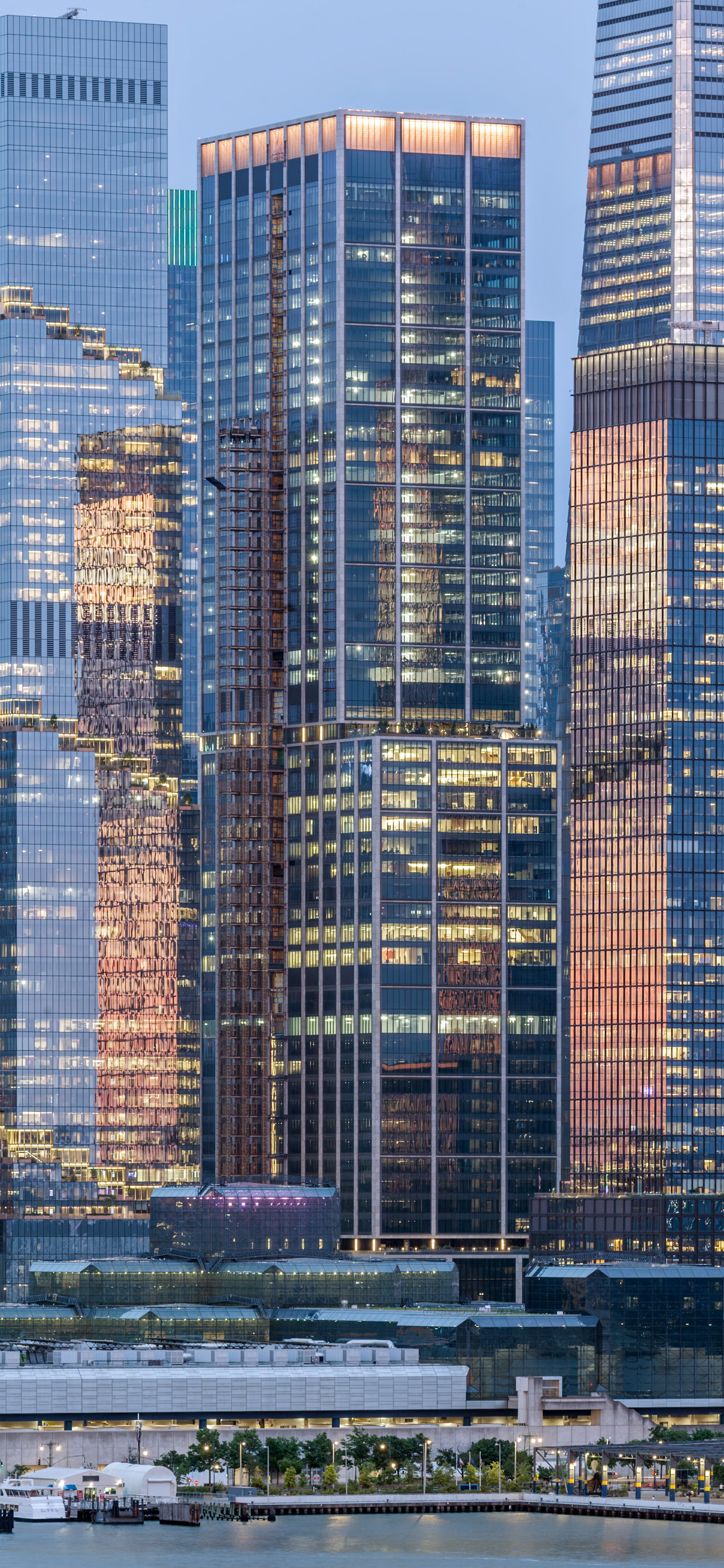50 Hudson Yards, New York City - View from Weehawken. © Mathias Beinling
